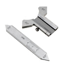 Machifit Welding Gauge Weld Inspection Gage Weld Seam Bead/Fillet/Crown Test Ulnar Ruler 60 70 80 90 Degree Angle Measure