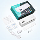 MECO ELE Toothbrush Sterilizer Ultraviolet Touch White 4 Toothbrush Groove Toothbrush Disinfector