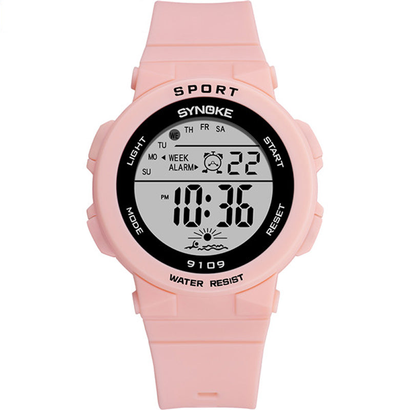 SYNOKE 9109 Children Watch 5ATM Waterproof Luminous Display Student Outdoor Sport Digital Watch