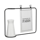 Photo Frame Iron Bracket Picture Memo Card Rack Holder Home Livingroom Decorations