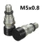 M5x0.8 Motocross Fork Air Bleeder Valves For Showa KAYABA Forks