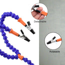 NEWACALOX Soldering Station Holder PCB Fixture Welding Repair Multi Soldering Helping Hand Third Hand Tool with 4PCS Flexible Arms