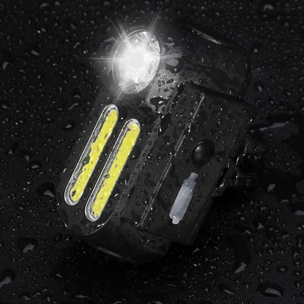 XANES XL42 650LM XPE Headlight Far Near Distance Bike Front Light USB Rechargeable 4 Modes 90 Adjustable Waterproof Camping Hiking Cycling Fishing Light