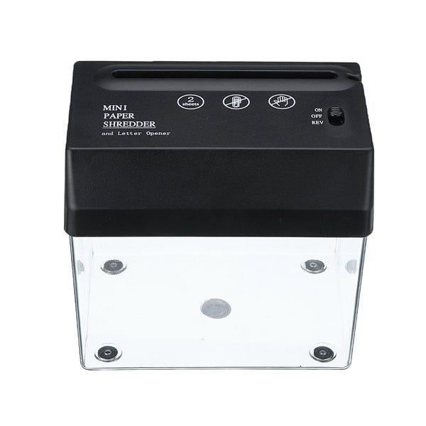 A6 Electric Paper Shredder Office Section Silent Document Shredder Mini Household Paper Shredder