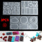 3PCS DIY Pendant Epoxy Mold Set Jewelry Pendant Mould Craft
