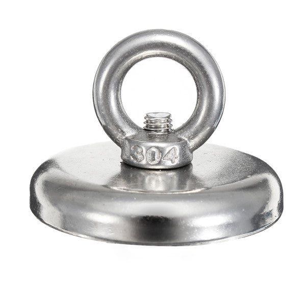 42x30mm 30KG Recovery Neodymium Magnet Hook Metal Detector Strong Sea Fishing Diving Hunting Sucker