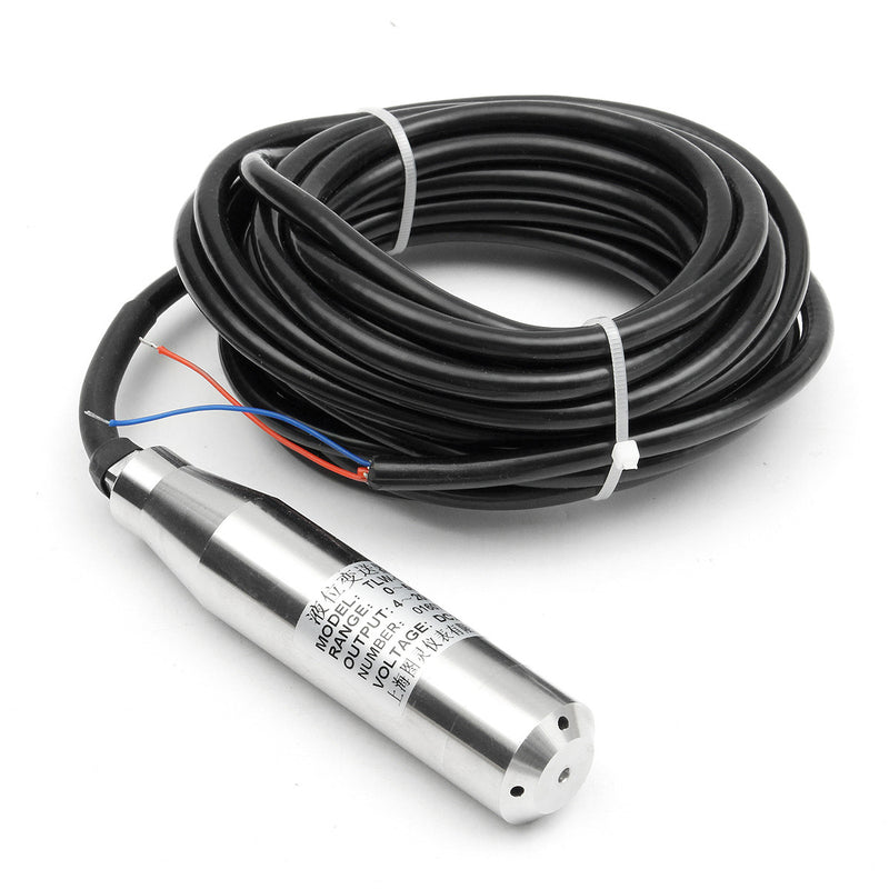 Submersible Water Level Transmitter Level Transducer Sensor 0-5mH2O 6m Cable