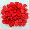100pcs Wooden Red Heart-shape Sewing Buttons DIY Craft Baby Clothes Hat Decoration Sewing Button