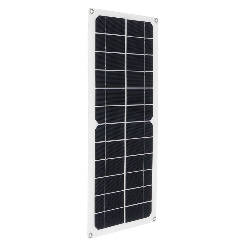10W 12V/5V USB Solar Panel Power System Battery Charger Generator LED Light Bulb W/ 10A Controller