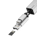 Baseus 2 in 1 TF Micro SD Card Reader OTG Adapter Type C Charging Data Cable for Smart Phone Tablet