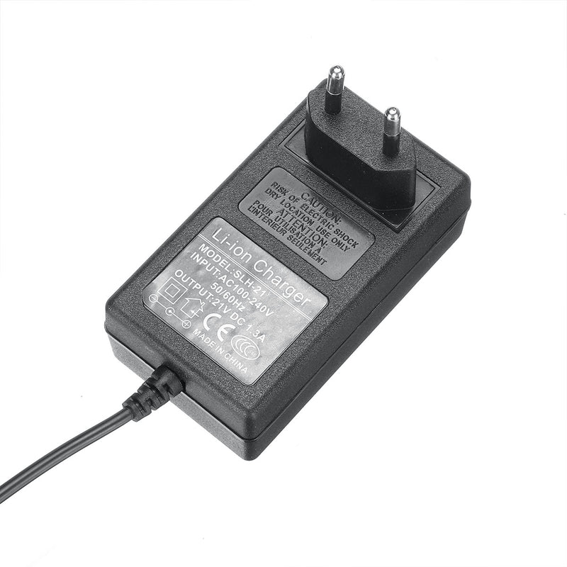 21V 1.3A Charger Adapter for Lithium Li-ion LiPo Battery Packs Electric Wrench
