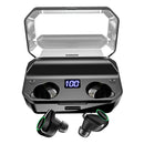 [True Wirsless] T9 Digital Display Earbuds Binaural Call bluetooth 5.0 Waterproof Earphone Stereo Bass Headset With 7000mAh Power Bank
