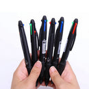 3Pcs Deli 0.7mm 4 in 1 Colorful Ballpoint Pen Multicolor Retractable Ballpoint Pen Office School Use