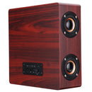 Wooden bluetooth 4.2 Wireless Speaker 4 Loudspeaker HiFi Wireless Music Player With TF AUX  Port