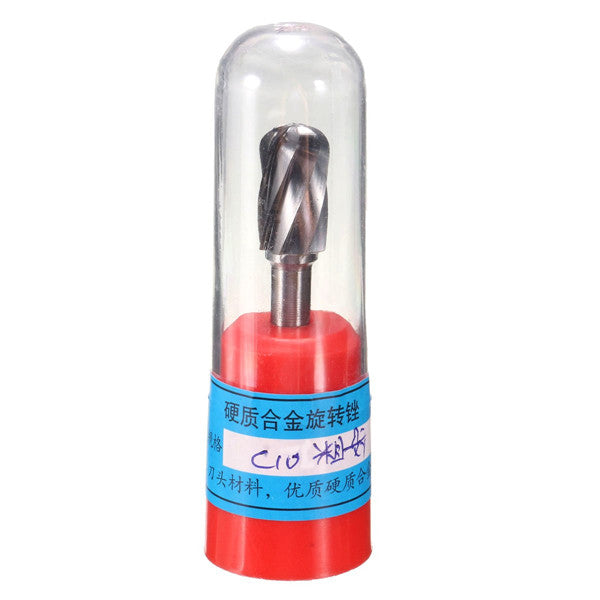 6mm Shank Tungsten Steel Rotary Burr 10mm Head Drill Bit