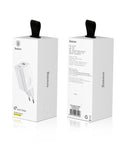 Baseus 24W Travel EU Plug Wall Charger for Wireless Charging Quick Charge 3.0 Smartphone