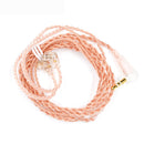 KZ Gold Plated 3.5mm 0.75mm Pin OFC Upgrading Earphone Cable for KZ ZST/ZS10/AS10/BA10 with Microphone Audio Cable