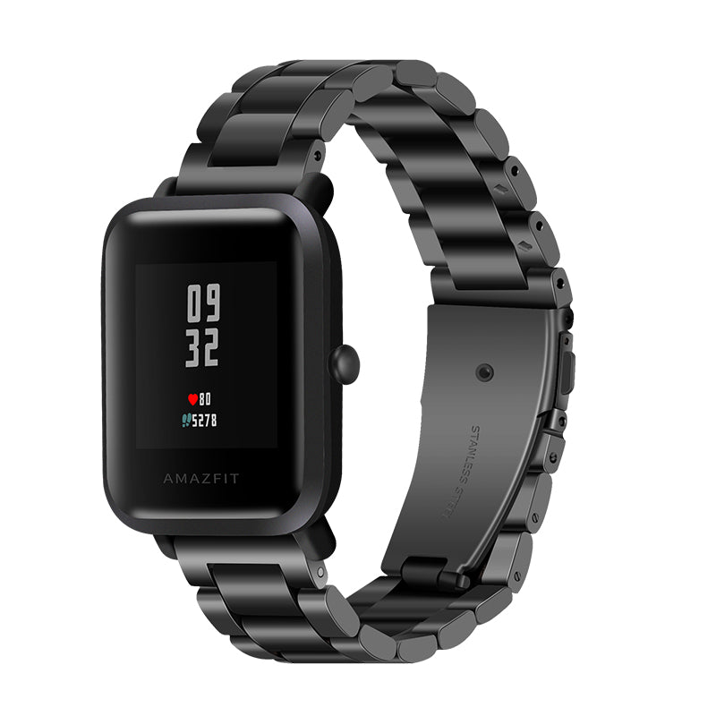 Bakeey 20mm Stainless Steel Watch Band Replacement Watch Strap for Amazfit Pace Youth