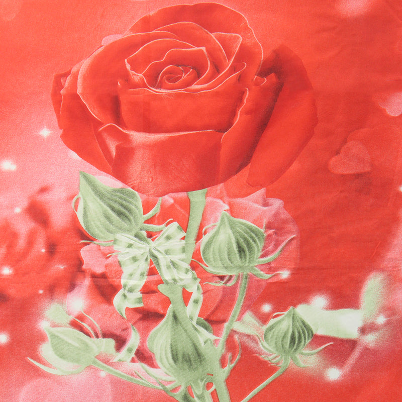 4Pcs 3D Rose Printed Bedding Sets Quilt Cover Bed Sheet Pillowcases Duvet Cover