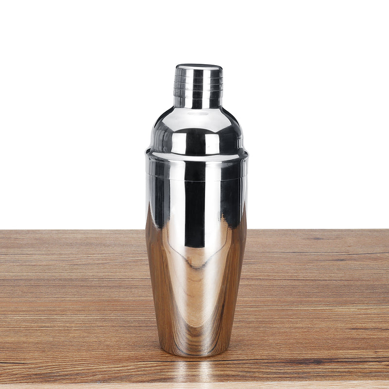 750ML Stainless Steel Cocktail Shaker Mixer Maker Drink Holder Container Bar