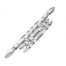 Drillpro 5pcs Magnetic PH2 Screwdriver Bit Set with Removable Magnetizer Ring