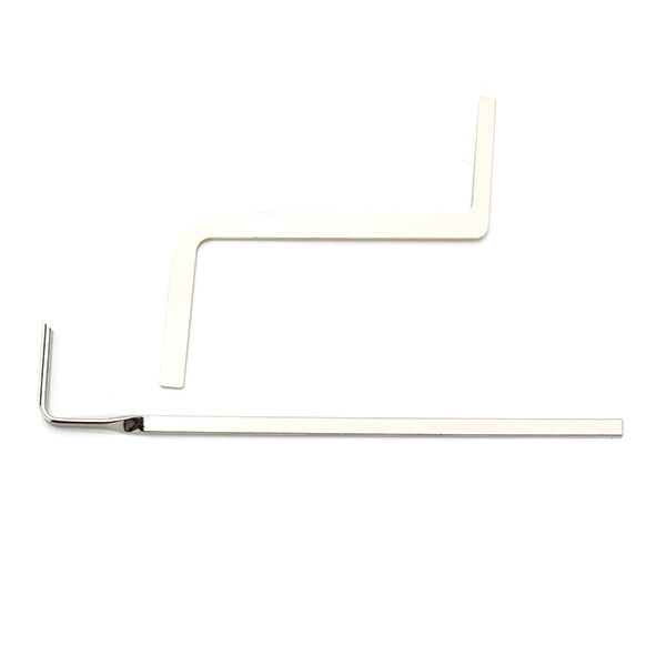 Transparent Inner Visual Padlock Practice Set with 10Pcs Unlocking Lock Pick / Key Lock Pick Tools