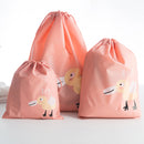 Waterproofing Cartoon Animals Printed Storage Bag