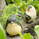4 Pcs/Set Resin Birds Statue Figurine Home Garden DIY Bonsai Desk Decor Ornament Decorations