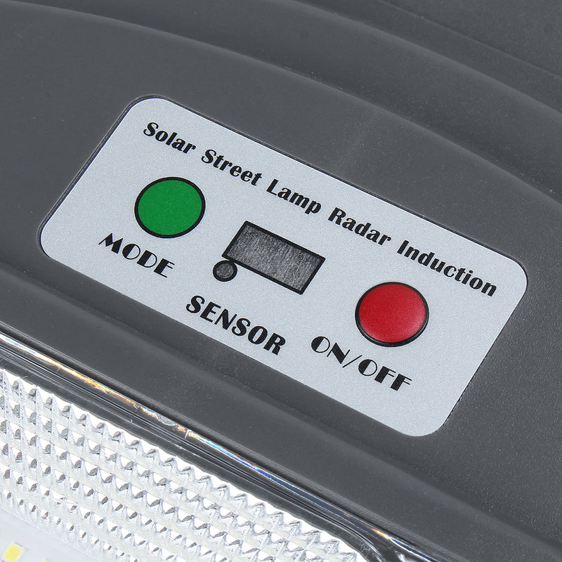 Solar 117/234/351 LED Street Light PIR Motion Sensor Lamp Outdoor With Remote Controller