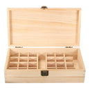 25 Grids Wooden Parts Storage Box