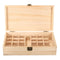 25 Grids Wooden Parts Storage Box