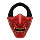 WoSporT Motorcycle Half Face Mask Goblin CS Halloween Christmas Party Outdoor Sport