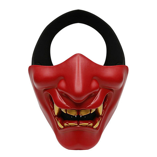 WoSporT Motorcycle Half Face Mask Goblin CS Halloween Christmas Party Outdoor Sport