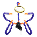 Multifunctional Soldering Station Third Hand Tool With 3/5 Flexible Arms Soldeirng Iron Holder Fan for PCB Welding Repair