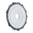 Drillpro 4-1/2 Inch Grinder Chain Disc 22mm Arbor 13T Wood Carving Disc 115mm For 115 Angle Grinder