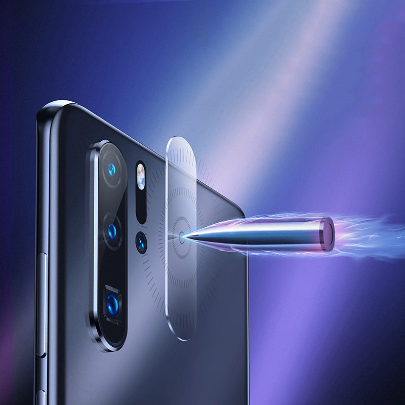 Cafele 2PCS Diamand Anti-scratch HD Clear Tempered Glass Phone Camera Lens Protector for Huawei P30 Pro