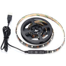 90CM USB RGB SMD5050 27 LED Flexible Rope Tape Strip Light TV PC Background Lighting Lamp DC5V