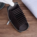 Men and Women RFID Blocking Leather Wallet 12 Slots Credit Card Holder Coin Bag