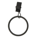 40pcs Metal Window Bathroom Curtain Clips Rings Pole Rod Voile Drapery 32mm Inner Diameter