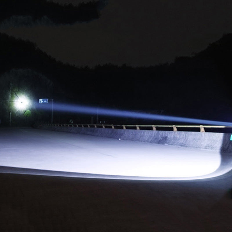SHENYU 500m 2 Light Source USB Rechargeable Super Bright LED Spotlight 18650 Flashlight Waterproof Searchlight LED Spot Light