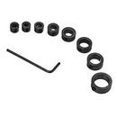 Drillpro 8pcs 3-16mm Drill Bit Shaft Depth Stop Collars Woodworking Drill Bit Limited Ring Collar