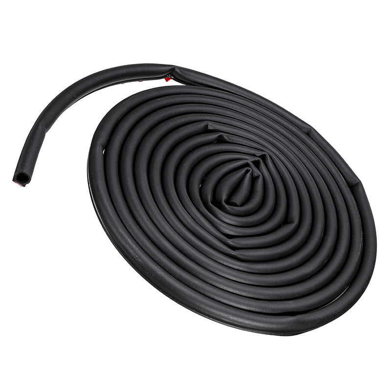 5M/8M Self-Adhesive D Shape Window Door Rubber Sealing Strip Hollow Weatherstrip
