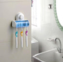 Honana BX Plastic Dust-proof Toothbrush Holder Bathroom Kitchen Toothbrush Suction Cups Holder