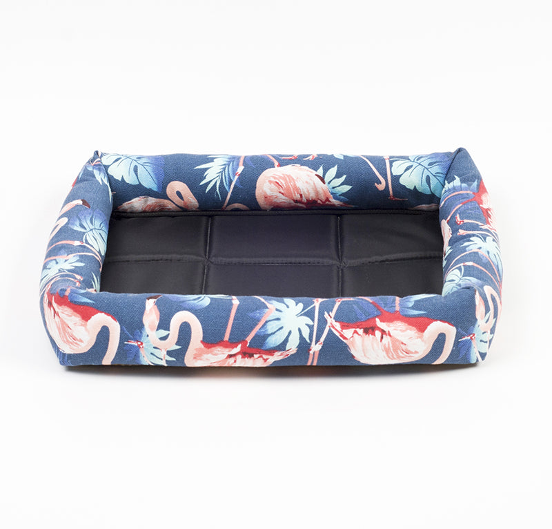 Loskii Summer Pet Cooling Mat Dog Mats Pet Bed for Puppy Teddy Cushion House
