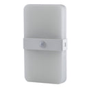 Two Color USB Rechargeable Magnet PIR Motion Sensor LED Cabinet Light Bedroom Stair Night Wall Lamp