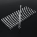 10Pcs 250mm OD 10mm 1.5mm Thick Wall Borosilicate Glass Blowing Lab Tube