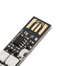 10PCS LUSTREON 1.5W SMD5050 Button Switch Colorful USB LED Rigid Strip Light for Power Bank DC5V