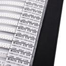4000pcs 80values*50pcs 1206 SMD Capacitor Assorted Sample Book Kit
