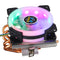 CPU Cooler 4 Heatpipes 90mm 4Pin LED RGB Cooling Fan for LGA 775/1155/1151/1150/1366 AMD