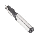 Drillpro 12-20mm 2 Flutes Milling Cutter HSS-CO CNC Milling Tool for Steel